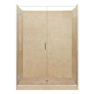  Supreme Pivot Door Shower Enclosure Size 54 L x 32 W x 86