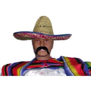 Mexican Fancy Dress Costume  Sombrero, poncho, tash Toys