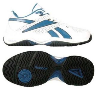 Reebok Mens Pure Victory II Tennis Shoe,White/Origin Blue
