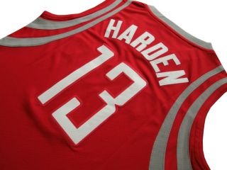 Rev 30 Houston Rockets James Harden 13 Swingman Jersey Red Size s XXL
