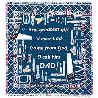Greatest Dad Sofa Throw   Gift for Dad   Made in USA Home