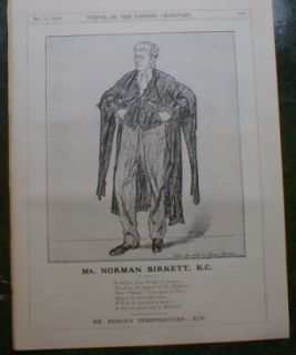 Law 1929 Norman Birkett Barrister Judge