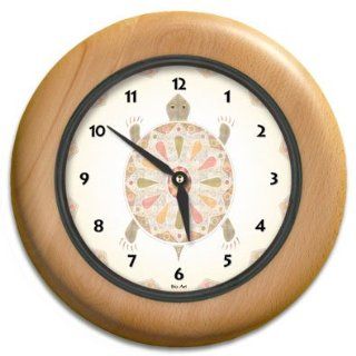 Painted Turtle Round Wood Wall Clock: Everything Else