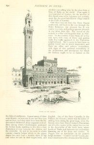 1885 Siena Italy by William Dean Howells Illustrated