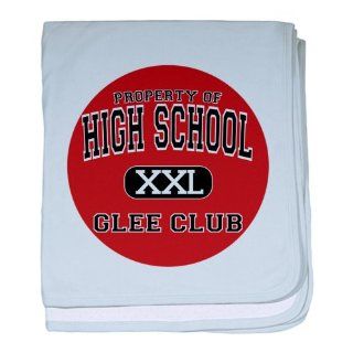Baby Blanket Sky Blue Property of High School XXL Glee