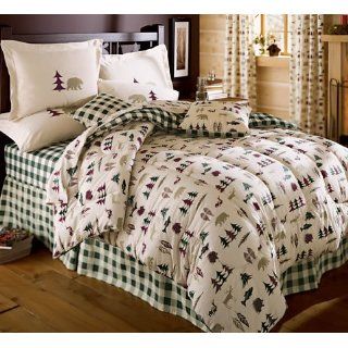   Twin Northern Exposure Flannel Comforter, 64 x 86