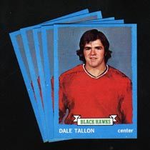 73 74 Topps 129 Dale Tallon 5 Cards