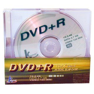 KHypermedia 120 Minute/4.7 GB 2.4x DVD+R Discs (10 Pack