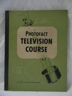 Television Course by Howard w Sams PhotoFact Publication