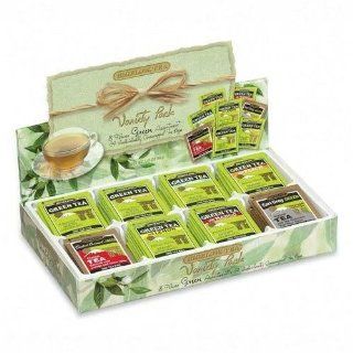 Bigelow Tea Company Green Tea Tray, 8 Assorted Teas, 64/Bx