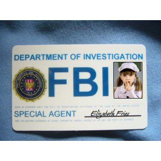Fun Beautiful Intelligent FBI Agent ID Card Office