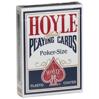 Lot 2 Decks Red Blue Hoyle Playing Cards Poker Size