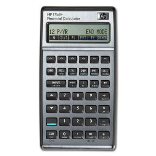 HP 17BII+ F2234A Financial Calculator Clock Calendar 28 Memory