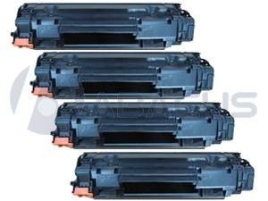 4pk HP 85A CE285A CE285 Compatible Black Toner for LaserJet Pro
