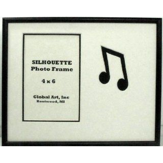 Music Photo Frame 8 X 10 Eighth Note Holds 4 X 6 Photo