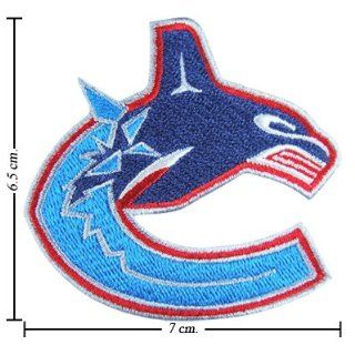 NHL Hockey Vancouver Canucks Logo   DIY Embroidered Iron