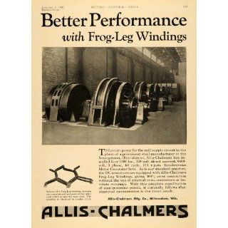 1932 Ad Allis Chalmers Mfg Co Frog Leg Windings WI