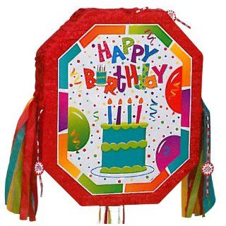 Birthday Jamboree Cake Pop Out Pull Pinata: Toys & Games
