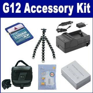 Canon PowerShot G12 Digital Camera Accessory Kit includes