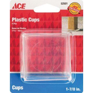 Ace; 21/4in Square Clear Plastic Caster Cup: Everything