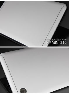 SGP Laptop Skin White Leather Pattern for HP Mini 210