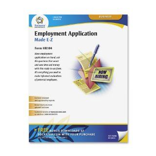 Adams Application for Employment Forms, 8.5 x 11 Inch, 50