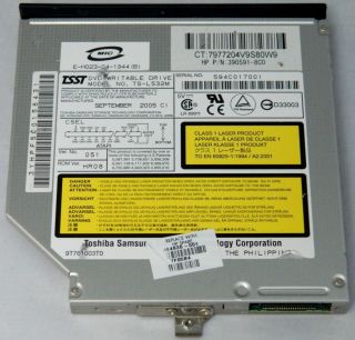 HP DV1000 DVD RW CD RW Multi Recorder Drive Model TS L532M 394830 001