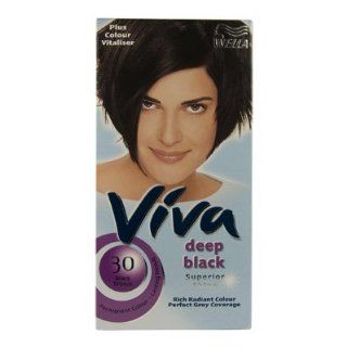 Wella Viva Superior Shine Permanent Hair Colour   30 Black
