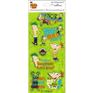 Phineas and Ferb Stickers Holographic Party Supplies Toys