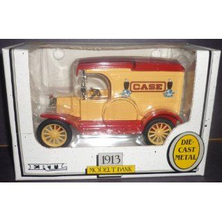Ertl CASE 1913 Model T Bank,1/25 Scale Diecast Bank Toys