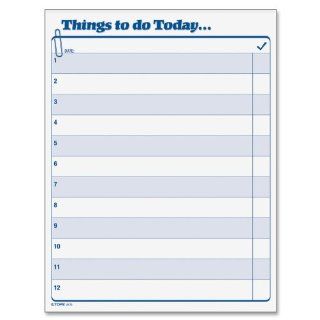  Daily Agenda, 8.5 x 11 Inches, 100 Sheet Pad (2170)