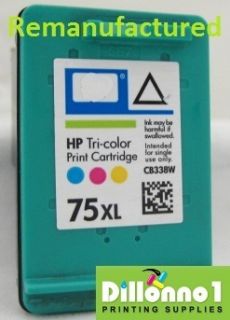 HP 75XL CB338W Color Inkjet Cartridges 75XL