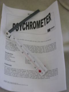 Hubbard Scientific Psychrometer from and Estate