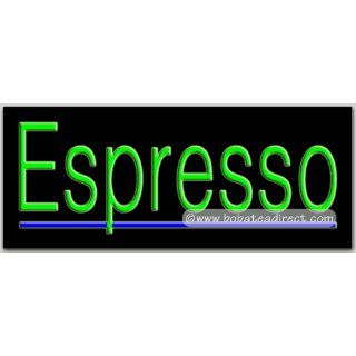 Espresso Neon Sign (13H x 32L x 3D) 