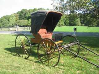 Horse Drawn Doctors Top Buggy Carriage Restored