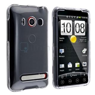  New Hard Rubberized Case Cover for HTC Sprint EVO 4G Cell Phone