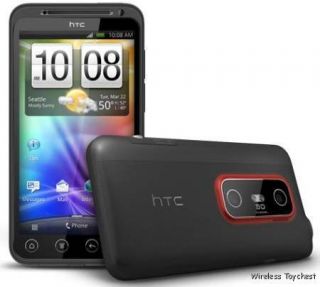 HTC EVO 3D Black Sprint 4G Smartphone Android No Contract