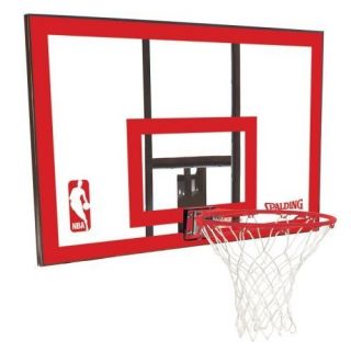 Spalding Basketball 44Hoop Pro Style Backboard & Rim Combo Game Play