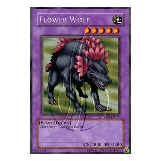 Blue Eyes White Dragon Unlimited LOB 107 Flower Wolf (R) Toys & Games