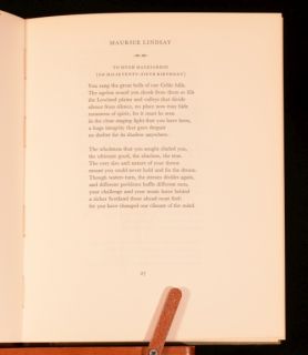 1967 Poems addressed to Hugh Macdiarmid Mackenzie Glen Illustrated