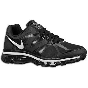 Nike Air Max + 2012   Mens   Running   Shoes   Black/Pure Platinum