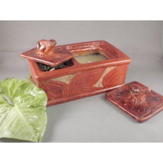 Terracotta Single Box Candle   Brown