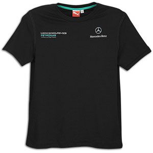 PUMA Mercedes GP Logo S/S T Shirt   Mens   Casual   Clothing   Black