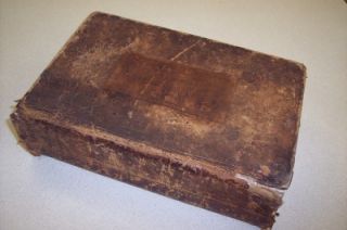 Hugh P Jones Red Granite Personal Welsh Bible 1824 SPCK