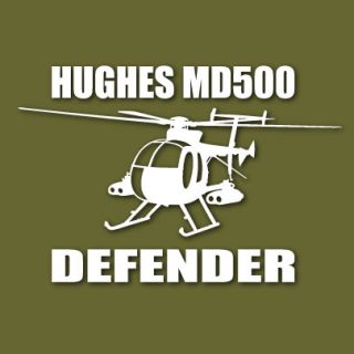 Hughes MD500 Defender Helicopter Vinyl Sticker VAHMD500