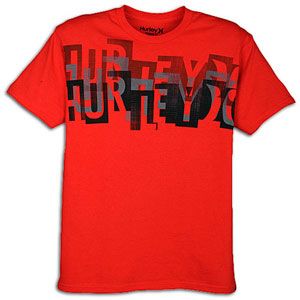 Hurley Staggerly S/S T Shirt   Mens   Casual   Clothing   Red
