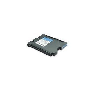 Remanufactured Ricoh 405537 Cyan Ink Cartridge for