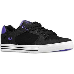 Supra Vaider Low   Mens   Skate   Shoes   Black/Charcoal/Purple/White