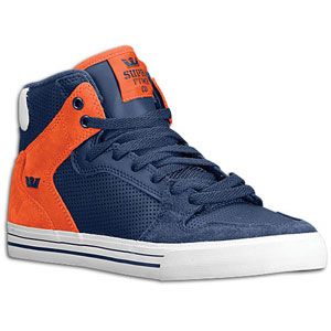 Supra Vaider   Mens   Skate   Shoes   Navy/Orange