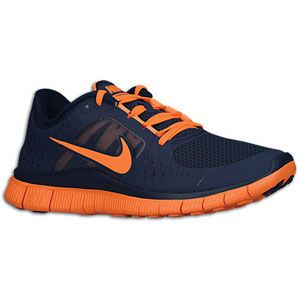 Nike Free Run + 3   Mens   Running   Shoes   Light Midnight/Total